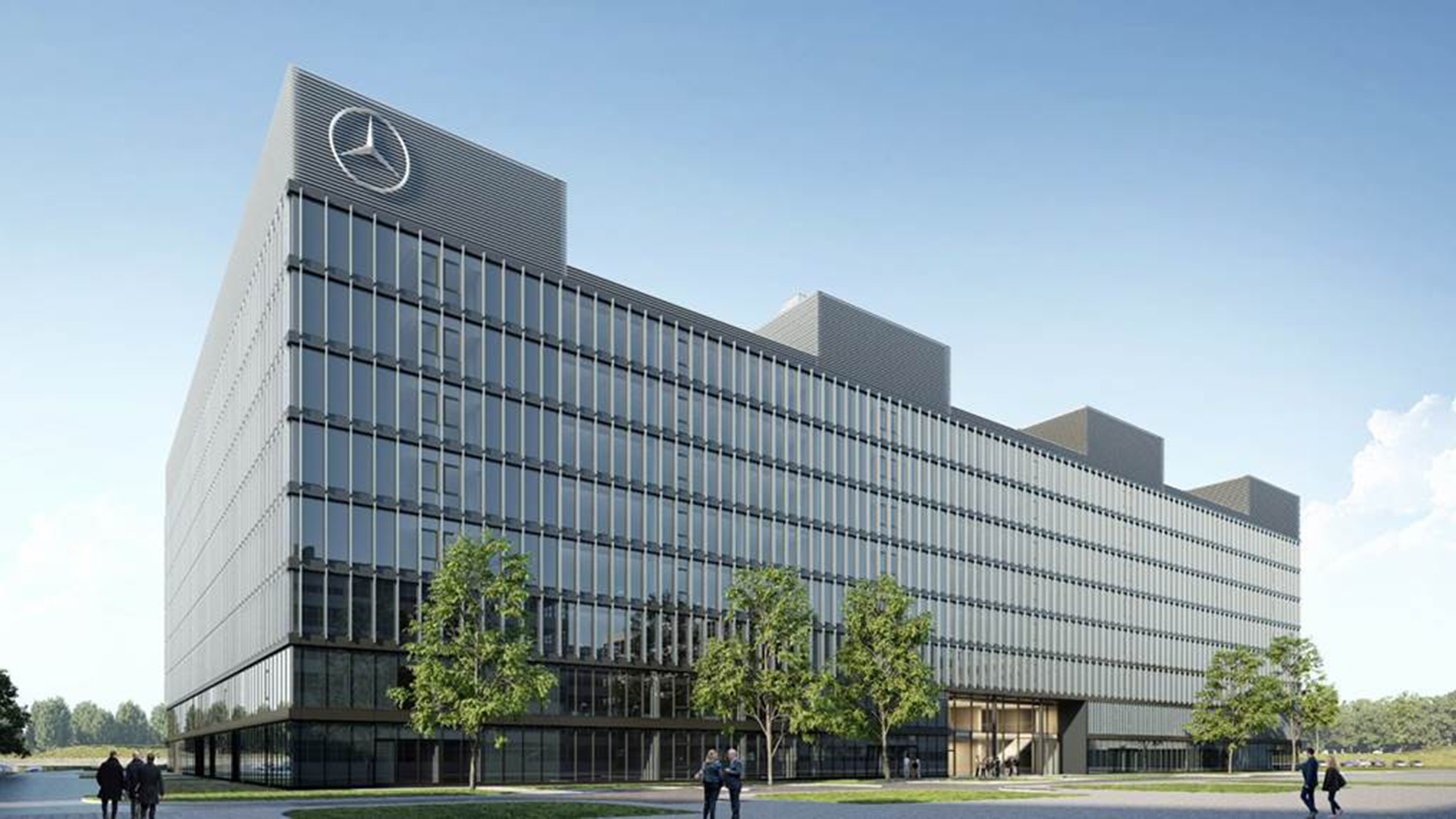 Illustration Electric Software Hub der Mercedes-Benz Group in Sindelfingen